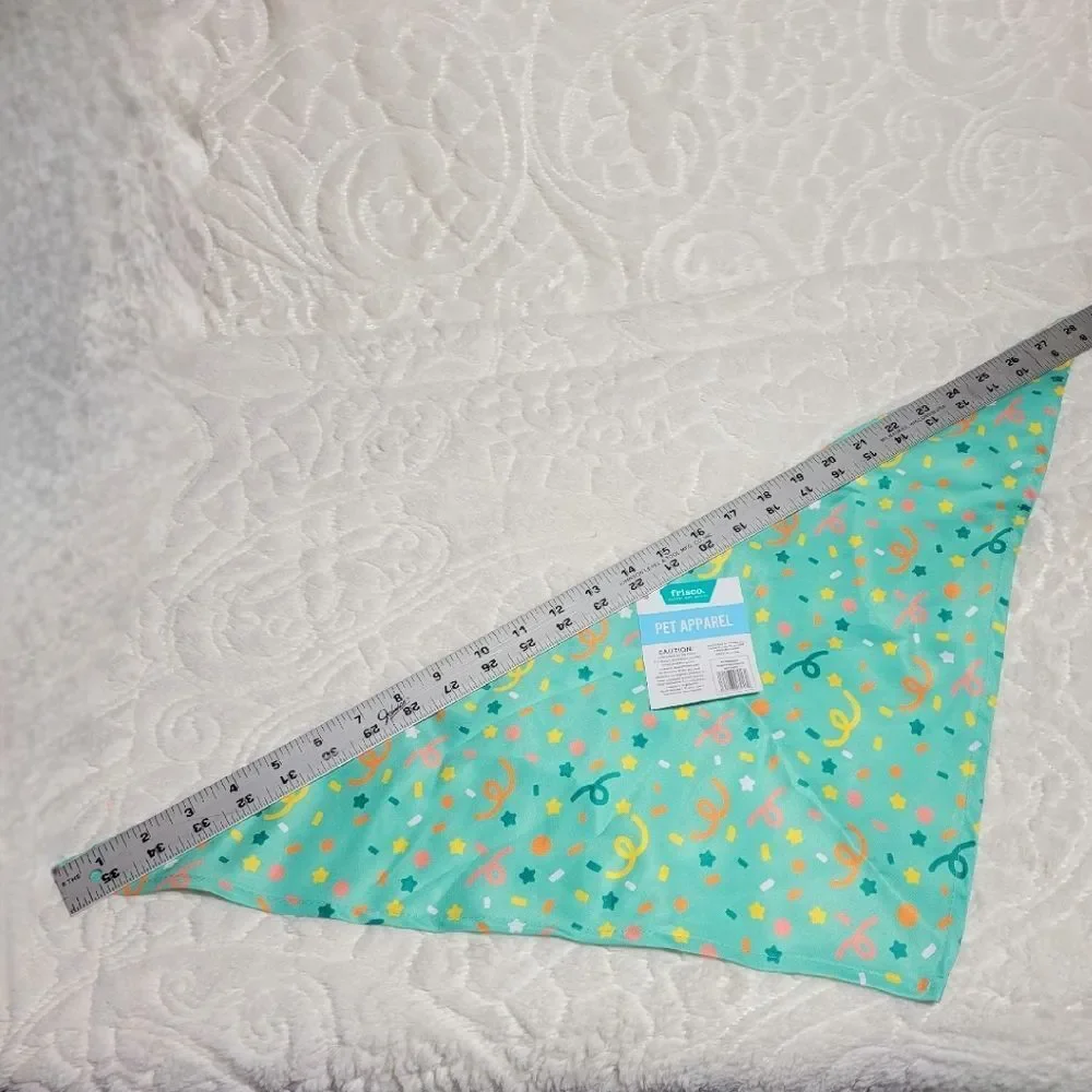 Frisco Pet Bandana Celebration Confetti Holiday Birthday M - L Dog Cat New